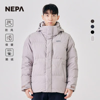 NEPA耐葩秋冬户外运动男女款防风外套保暖鹅绒羽绒服7JF2021 175/92A 100