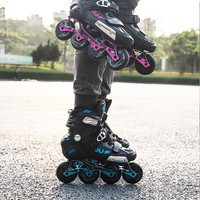 酷秀JU-F碳纤维轮滑鞋成人溜冰鞋男女平花鞋刹车鞋旱冰鞋滑冰鞋KS 专业平花鞋+包+袜子（鞋颜色备） 35 适合中小学体育课