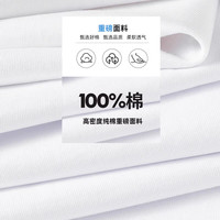 班尼路(Baleno)班尼路纯棉短袖男士t恤夏季趣味美式复古休闲宽松oversize重磅T恤 【重磅纯棉】-#PB冰激凌A