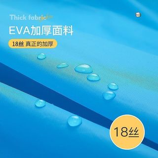 琉滋大码雨衣300斤一次性长款全身防暴雨男女款加厚成人便携式雨披 成人特厚款安全级束口款【1件没得送】 全新型EVA材质又厚又长又耐造