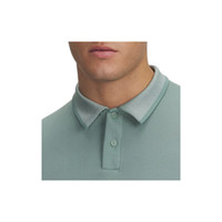安德玛（UNDERARMOUR）春夏Drive Pro Seamless男子针织高尔夫运动Polo衫1388755 石灰绿348 S