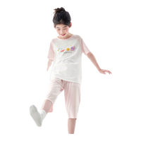 巴拉巴拉宝宝睡衣套装夏季空调服男女童家居服中大童莫代尔潮208224171212