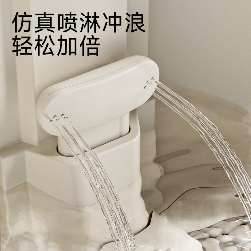蓓慈M2系列杀菌泡脚桶电动按摩洗脚盆加热恒温家用全自动足浴桶盆 M2电动转盘款.
