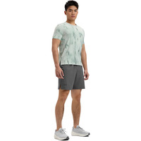 安德玛（UNDERARMOUR）春夏爆冷系列Iso-Chill男子透气跑步运动短袖T恤1389804 氢绿377 2XL