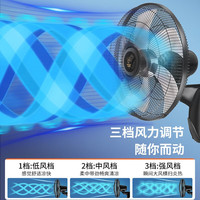 钻石牌 工业大风力 壁挂风扇