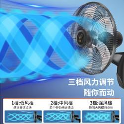 钻石牌 工业大风力 壁挂风扇