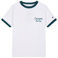 Champion 撞色字母印花 宽松短袖T恤