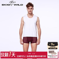 BODYWILD 爱慕集团 男士内衣 透气网纱轻薄舒适装腰平角内裤 ZBN23EG4