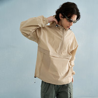 Champion 连帽夹克男2025夏季休闲纯色外套户外风简约潮牌 蓝色 M