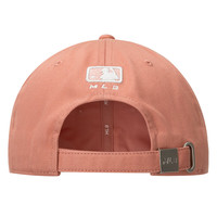 美职棒（MLB）男女帽子软顶棒球帽休闲鸭舌帽户外运动夏季遮阳帽 洛杉矶道奇队/麻珊瑚色/66 均码 F