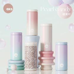 阿克斯 AKS 316不锈钢保温杯 迷你便携 300ml 萌