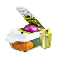 酷易 coolyep 多功能切菜器 绿色（7种切法，升级环保材质）