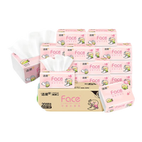 洁柔小鹦鹉bebe联名纸巾抽纸3层加厚湿水柔韧不掉屑餐巾可爱卡通纸