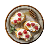 Arla阿尔乐爱氏晨曦丹麦少脂涂抹奶酪 沃特堡蒜香原味软质奶油芝士干酪 阿尔乐蒜香奶酪 150g*3盒