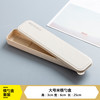 贝玉 不锈钢勺筷套装 学生便携餐具三件套 绿色