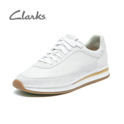 Clarks 其乐 CraftRunLace男女鞋春夏小白鞋牛皮复古潮流休闲运动鞋