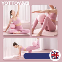 YOTTOY瑜伽球小球普拉提训练盆底肌健身核心俞珈器材运动弹力大球 仙女粉直径20cm 赠打气筒 更多瑜伽球尺寸