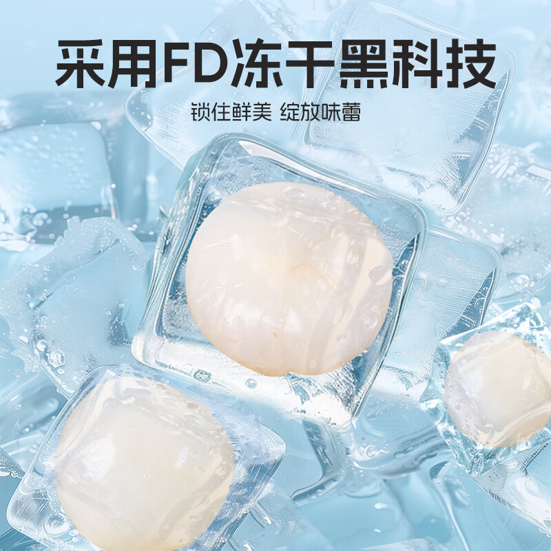  珍缘堂 非油炸 冻干荔枝