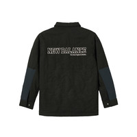 NEW BALANCE NB男款女款休闲翻领夹棉夹克外套5QC44793奥莱清仓 5QC44793-BK XL (身高180cm)