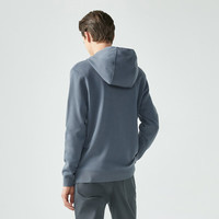 劲霸男装【绵羊毛】羊毛衫男纯色简约休闲连帽春秋羊毛衫|BYYG3305 银灰 3XL 190/3XL