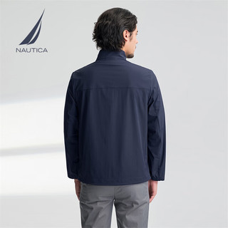 诺帝卡 25春季凉感防紫外线小立领夹克 藏青4NV 2XL