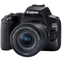 佳能佳能200d二代单反相机入门级单反相机 vlog 便携家用迷你单反数码照相机 200d二代 白色（18-55）套机 套餐二【2年意外险 享免费升级套餐三】