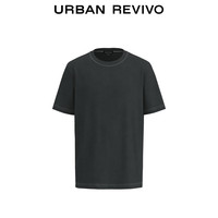 UR2025春季新款男装时尚基础休闲纯色圆领短袖T恤UIM450011