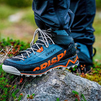 CRISPI 徒步鞋男高帮防滑秋季户外登山中长途重装徒步鞋女ATTIVA BP GTX 黑/橘色 41