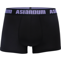 asianbum 冰丝滑性感简约中腰棉裆个性凸平角裤