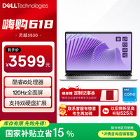 戴尔 笔记本电脑 灵越3530 15.6英寸轻薄本商务办公本 酷睿i5 16G 512GB 锐炬显卡 120Hz高刷屏全面屏