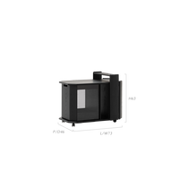梵几 FNJI 云窗边几 茶几 73x46x63m 夜空黑