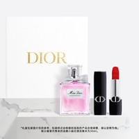 Dior 迪奥 花漾红唇礼盒 迪奥小姐香水口红礼物（送赠品）