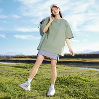 361运动t恤男女同款夏季男士休闲透气短袖oversize上衣女 L