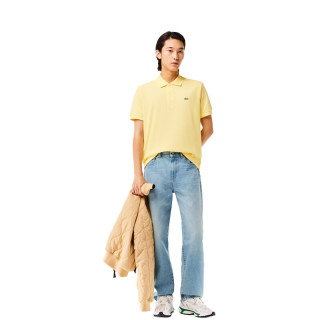 LACOSTE法国鳄鱼夏季运动潮流高级轻奢男短袖t恤polo衫 L1212 黄 M 107黄色
