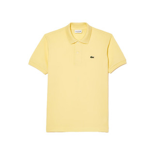 LACOSTE法国鳄鱼夏季运动潮流高级轻奢男短袖t恤polo衫 L1212 黄 M 107黄色