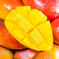 觅百果海南三亚贵妃芒果新鲜水果孕妇当季树上熟红金龙甜心芒香甜多汁 净重