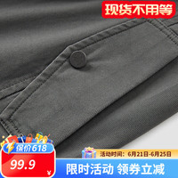 森马新品连衣裙女收腰衬衫裙复古休闲潮流百搭夏装短袖半身裙