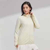 蕉下柠檬升级腋下透气防晒衣女UPF50+冰丝凉感防晒服防紫外线皮肤衣男轻薄 KY111306柠檬黄-女 2XL