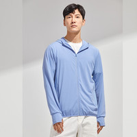 蕉下柠檬升级腋下透气防晒衣女UPF50+冰丝凉感防晒服防紫外线皮肤衣男轻薄 KY111305天空兰-男 L