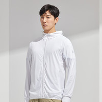 蕉下柠檬升级腋下透气防晒衣女UPF50+冰丝凉感防晒服防紫外线皮肤衣男轻薄 KY111305白色-男 XL