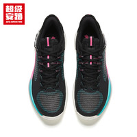 超级安踏 ANTA SUPERSTORE猛扑2 BM丨篮球鞋男夏季外场实战耐磨水泥地低帮运动鞋112521601Q 基础黑/竺月青-2 44.5 /(男10.5码)