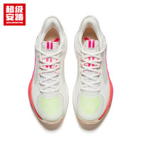 超级安踏 ANTA SUPERSTORE猛扑2 BM丨篮球鞋男夏季外场实战耐磨水泥地低帮运动鞋112521601Q 纸莎白/荧光射频绿-1 45 /(男11码)