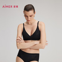 爱慕织锦4/4无托薄模杯文胸AM17C261 黑色印花-AM17C262 90D 40/90D