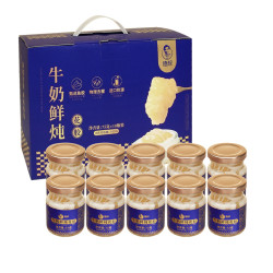 德叔鲍鱼 中国大陆 鲍鱼鲜炖花胶即食奶冻 75g*10瓶