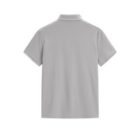 太平鸟男装夏季索罗娜凉感短袖Polo衫男透气吸汗休闲翻领上衣 L 灰色1(修身)