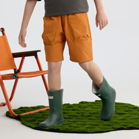 马骑顿 男大童夏季户外工装轻量化登山休闲裤 桔色 130