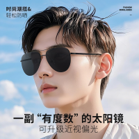 镜邦 JingPro时尚GM双梁大框偏光太阳镜（可做近视度数）