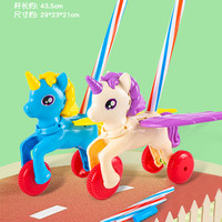 爱儿优 儿童手推飞机学步推推乐玩具宝宝1岁2一推着走的学步车小推车婴儿