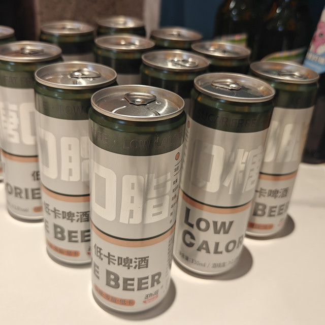 劲派 jinpai 0糖0脂0碳水低嘌呤无糖低卡零糖精酿全麦啤酒330ml*12罐整箱