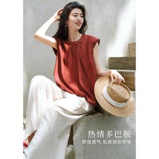 【含莱赛尔亚麻】25夏优雅时髦醋酸洋气亚麻百搭女式套装